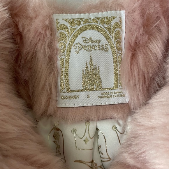 Disney Princess toddler pink fur coat size 3 - Picture 6 of 6